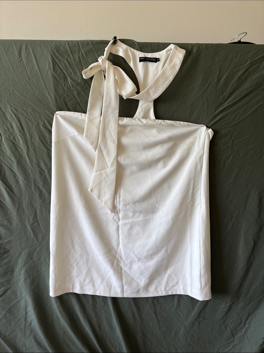 White mini dress
